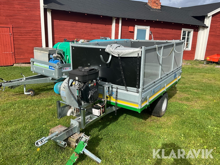 Lövsug med vagn K-vagnen K-sugen