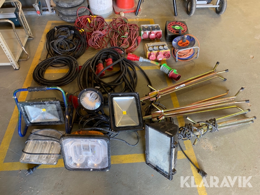 Elcentraler, elkablage & belysning