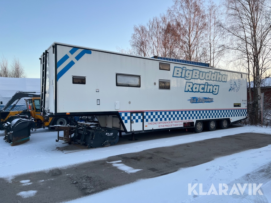 Släp med garage och bodel Härryda