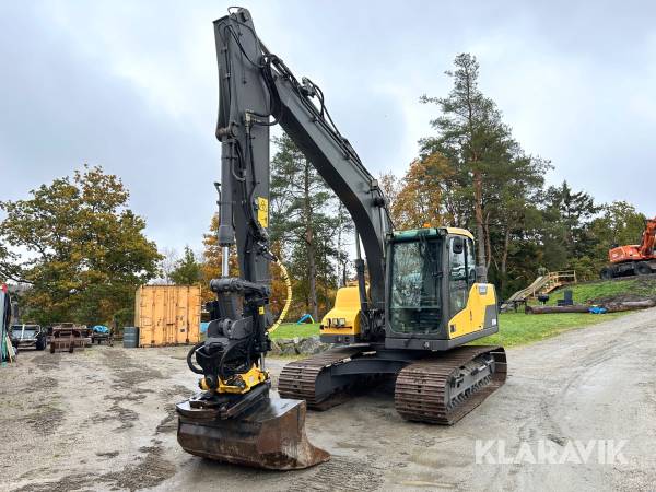 Grävmaskin Volvo EC140DL , med tiltrotator