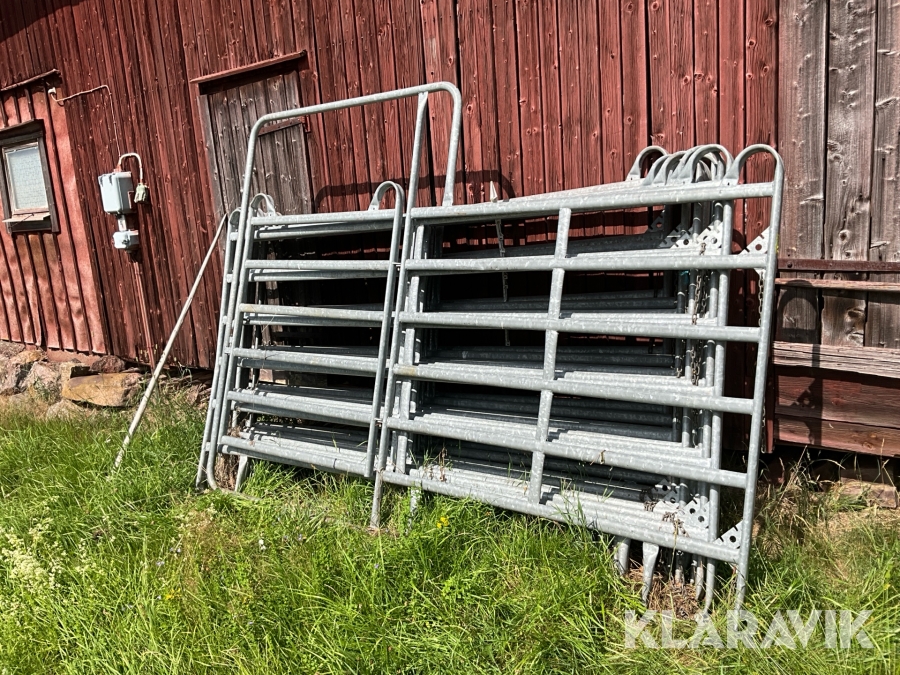 Boskapsfålla 10st sektioner ink grind