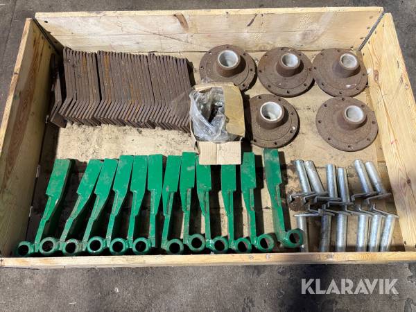 Rivarjärn 40 st / utkastarvingar med bult 12 st Samson SP