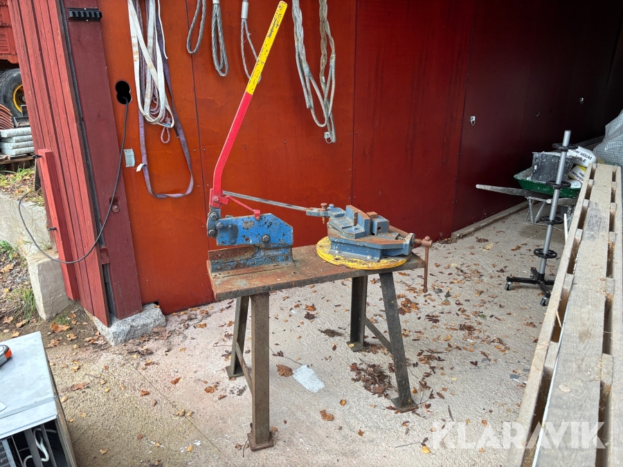 Klipp samt bockningsmaskin