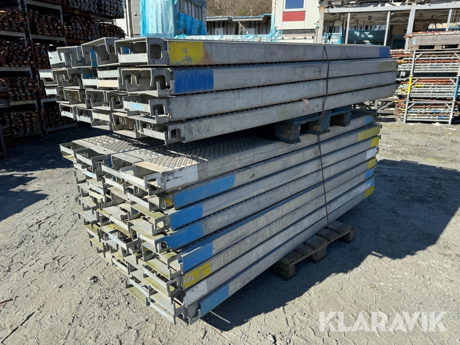 Stålplank Haki 2,5 m 102 st