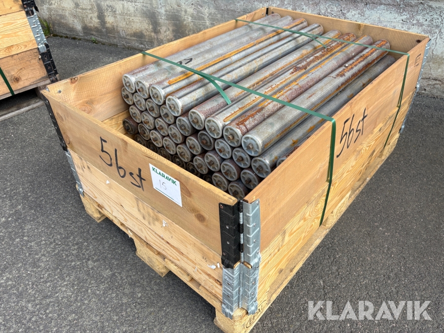 Rullar till transportbana 1st pall