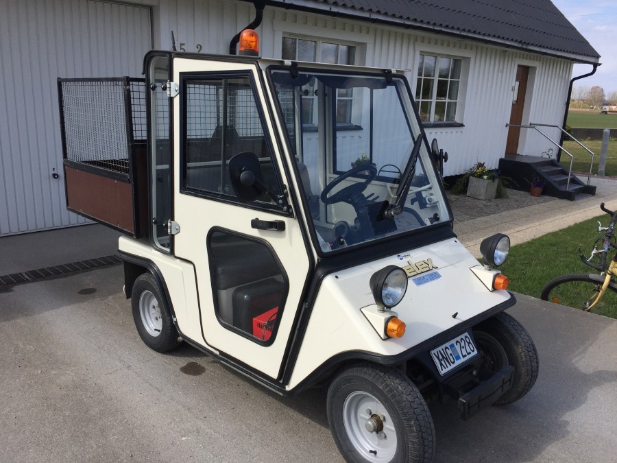 Melex elbil med flak / Golfbil 