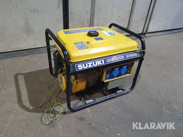 Generator Elverk Suzuki Bensindrift