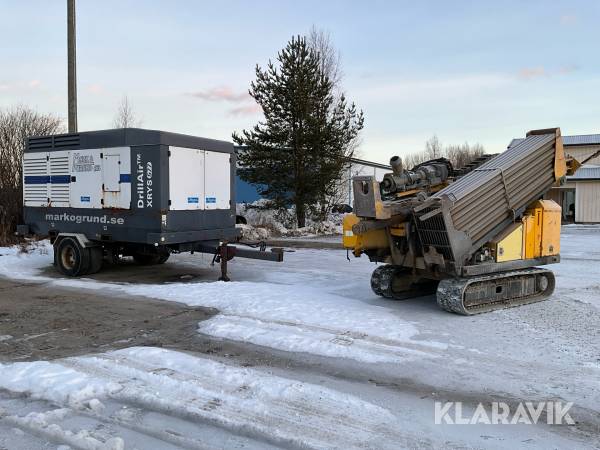 Borrigg Geawelltech Welldrill 3050 CR med kompressor Atlas Copco Drill