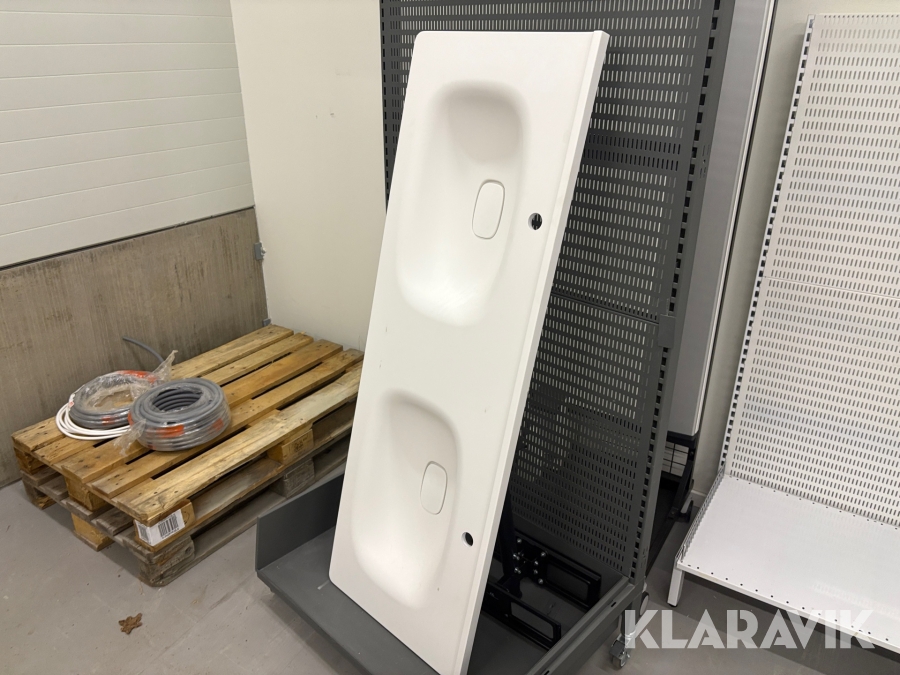 Dubbelt handfat Vedum Flow 2017