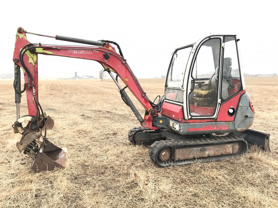 Minigrävare m 2st Skopor