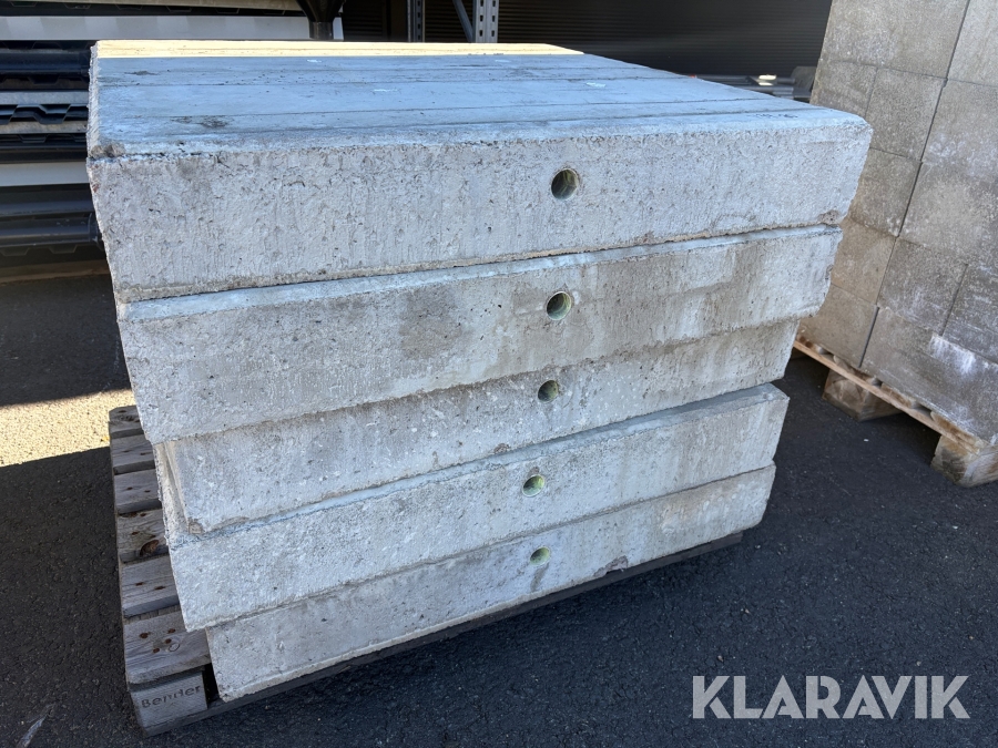 Betongfundament 5 st
