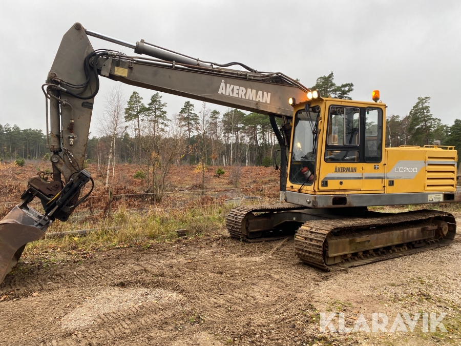Grävmaskin Åkerman EC200 med 2 skopor