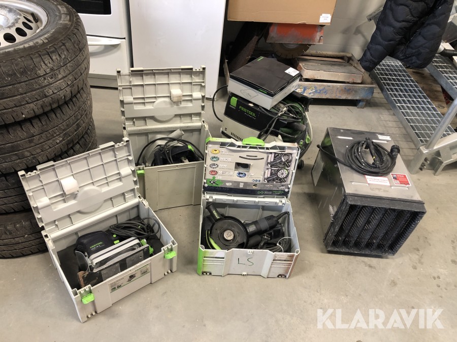 Paket med verktyg Festool & Dustcontrol