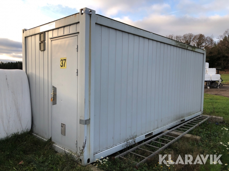 Container-modul A1 Container Kontor, kök wc & dusch