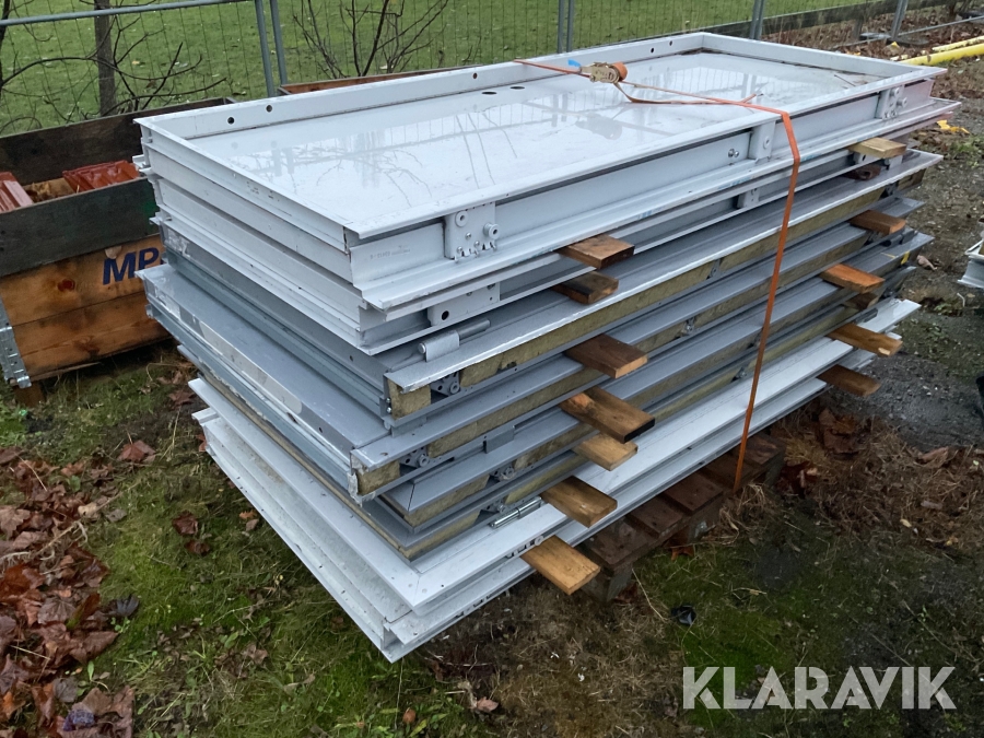 Branddörrar Daloc 9x21 & 10x21 8 st