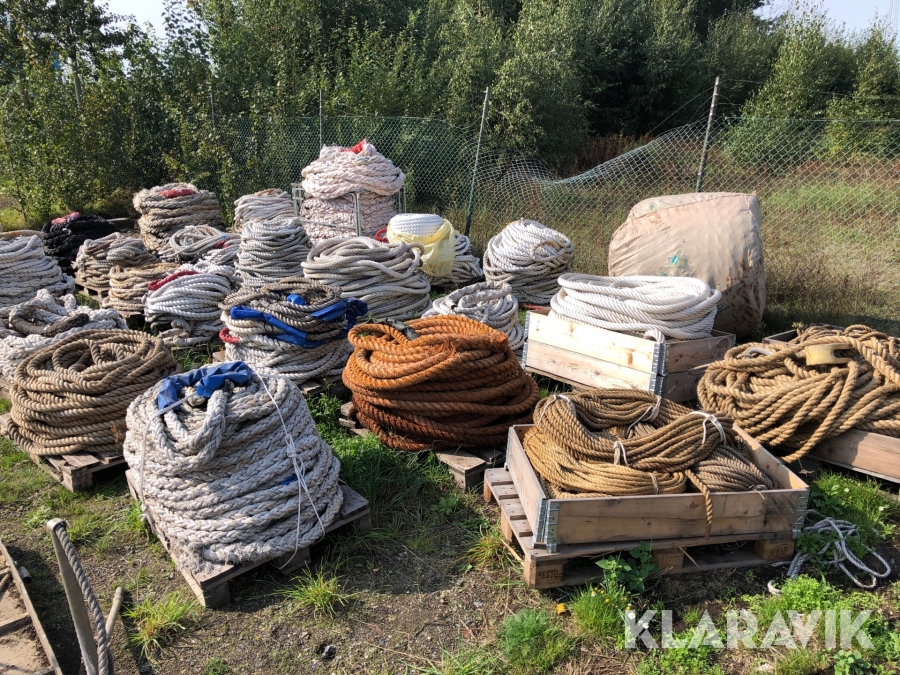 Förtöjningstrossar 23 pallar 