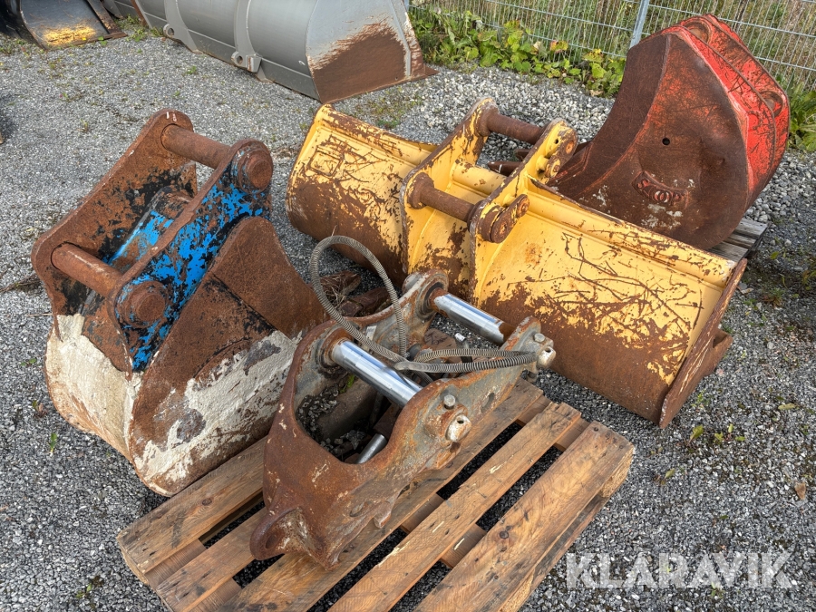 Skopor 3st med snabbfäste