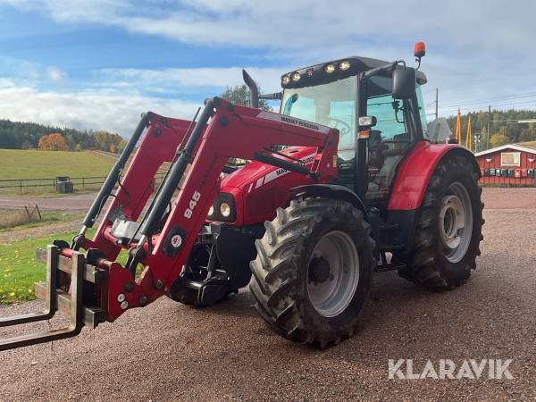 Traktor Massey Ferguson 6455 Dyna-6 med lastare