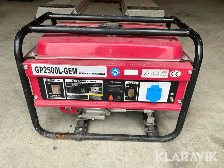 Generator Glendale GP2500L-GEM bensin