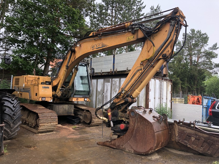 Bandgrävmaskin Case 1188-LC -98 inkl rotator