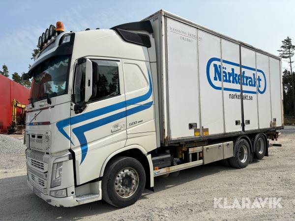 Skåpbil Volvo FH 12.8 I-Shift 510 Hk Lösflaksskåp med öppningsbar sida