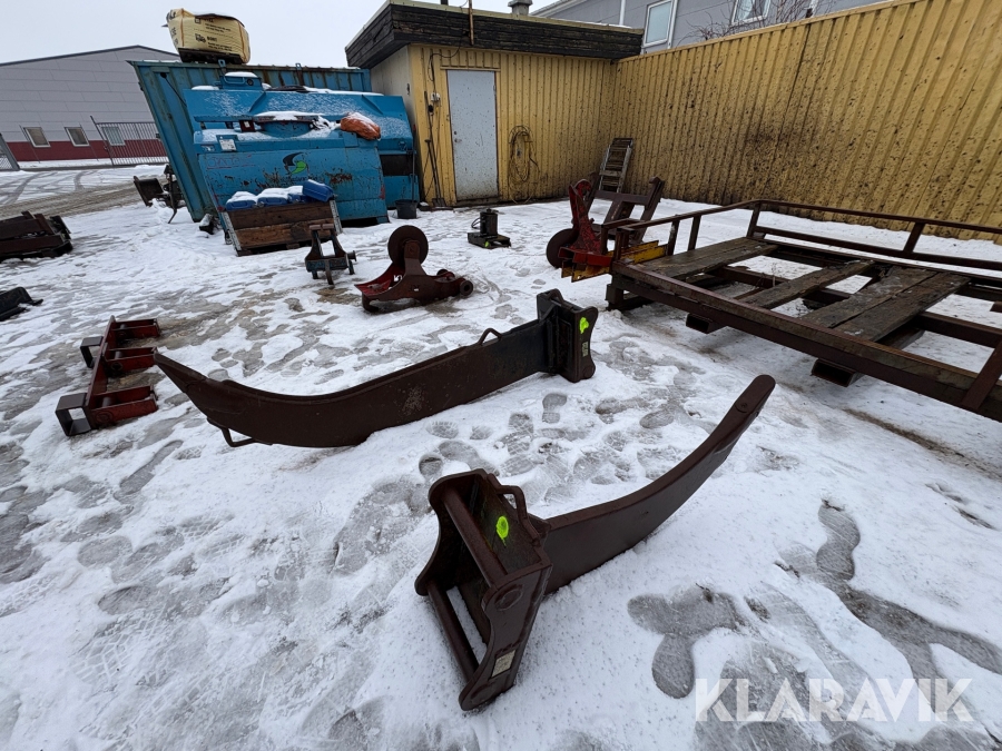 Jordspett/tjälrivare. RF Hydrema fäste