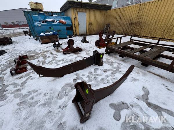 Jordspett/tjälrivare. RF Hydrema fäste