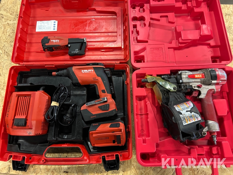Spikverktyg 1 st, Skruvdragare 1 st, Skruvautomat 1 st Max / Hilti HN 65 / SD 5000-A22 / 	 SD-M 2
