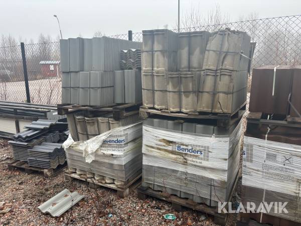 Betongpannor Benders ca 840 st