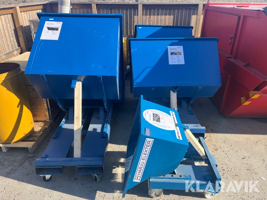 Tippcontainer Intra 4 st