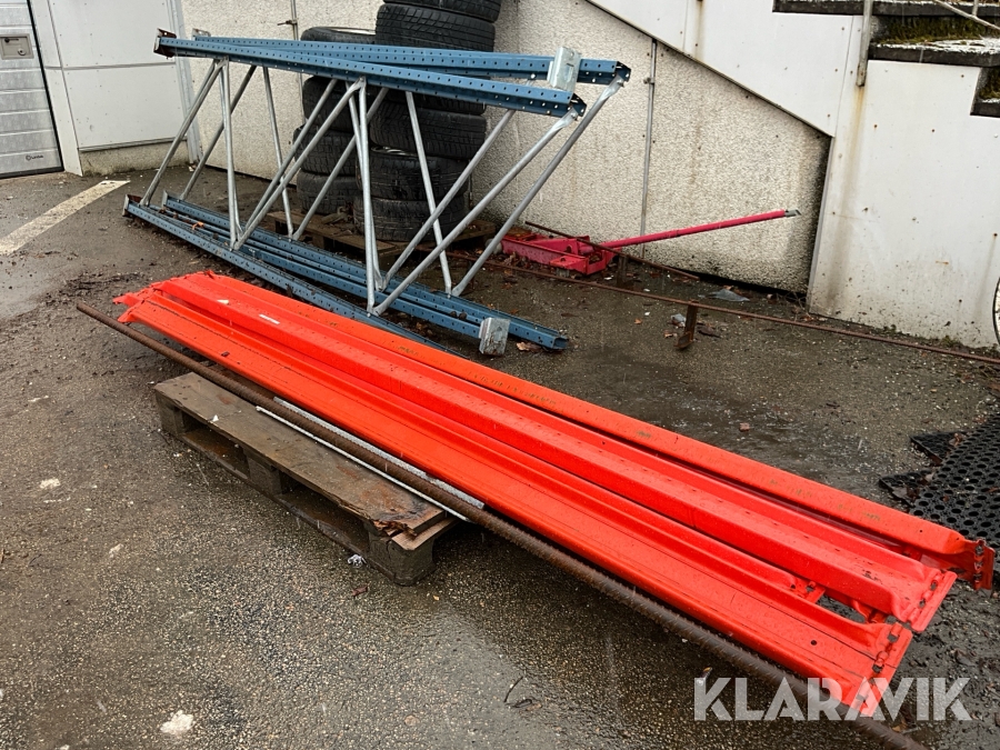 Pallställ 3st gavlar + 6st bjälkar