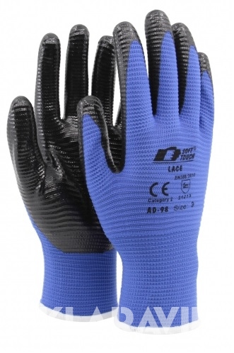 144 par Nitrildoppade handskar med extra grepp