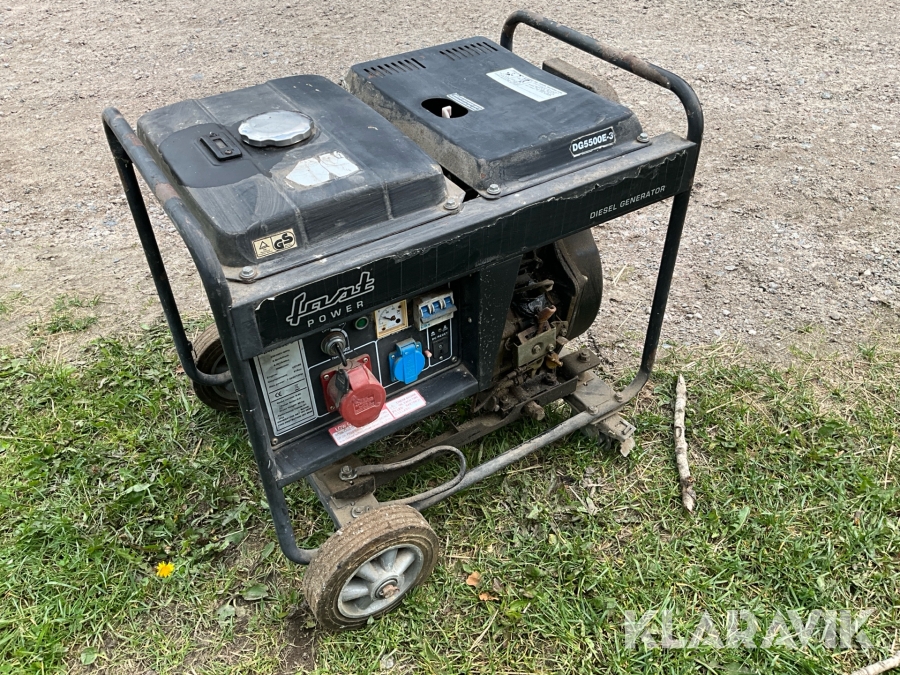 Elverk Fastpower DG5500 E-3 diesel 7kW