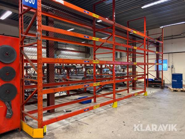 Pallställ 3 sektioner