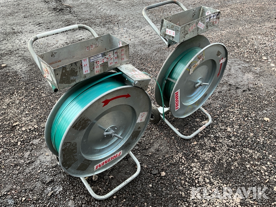 Plastband med ställning till bandmaskin Fromm 2st