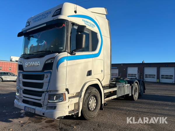 Lastbil/ Lastväxlare Scania R 580 Hiab V8