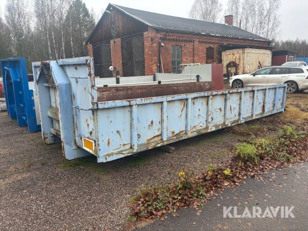 Lastväxlarflak med hydrauliskt shaktlucka