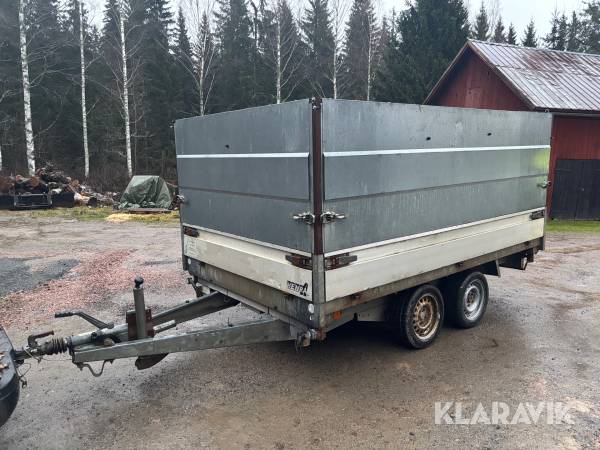 Personbilssläp Henra Med tipp