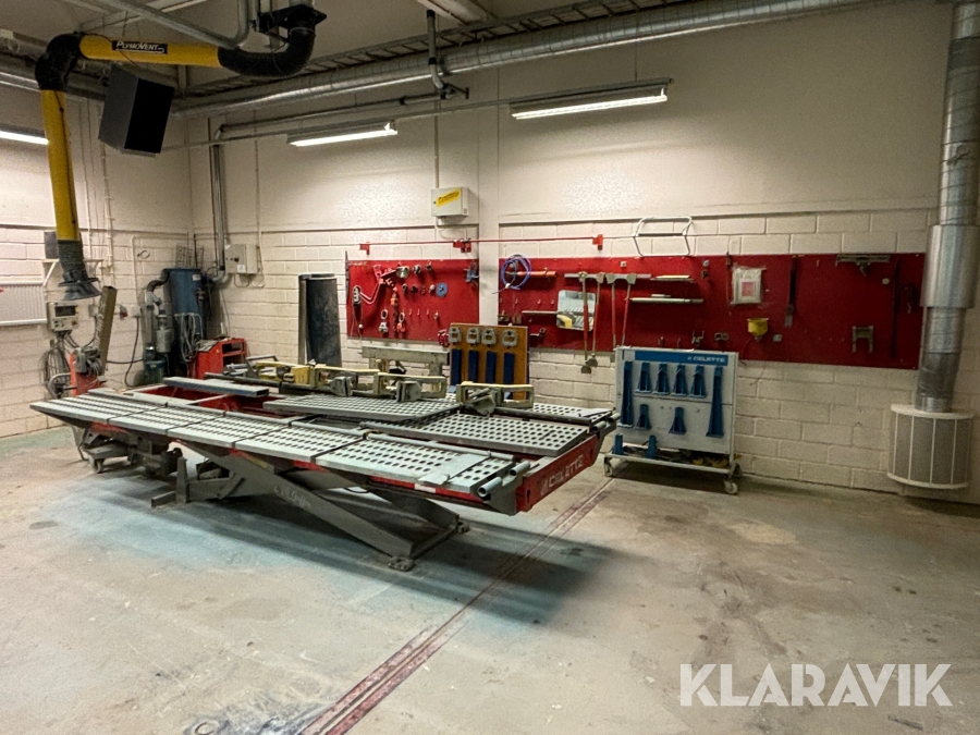 Riktbänk Celette Griffon GR97 med tillbehör