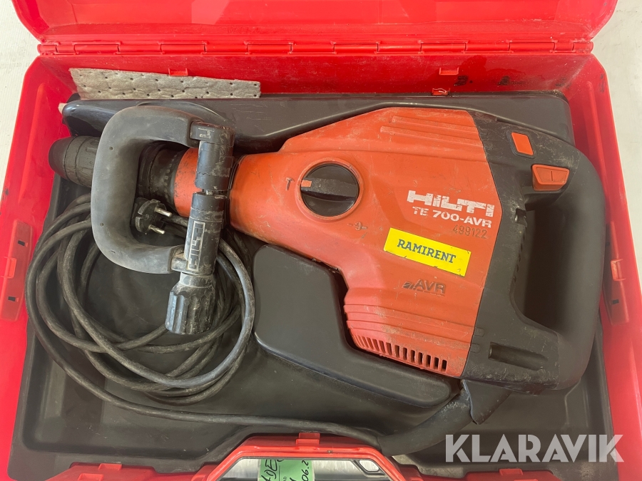 Mejselhammare Hilti TE700-AVR, Svalöv, Klaravik auktioner