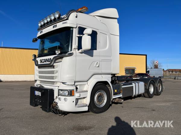 Lastväxlare Scania R520 V8 med plogutrustning