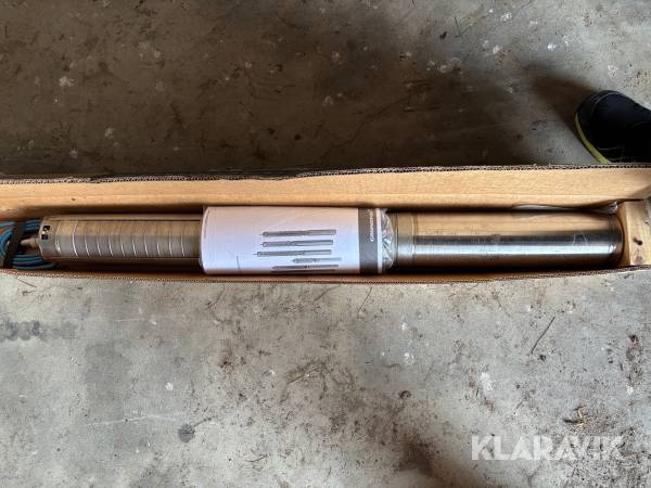 Djupbrunns-vattenpump för större ladugård Grundfos MS402 Typ SP3A-22
