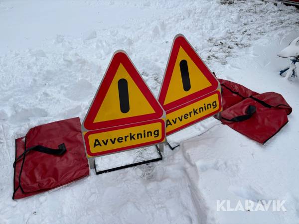 Varningsskyltar avverkning Skogma 2st