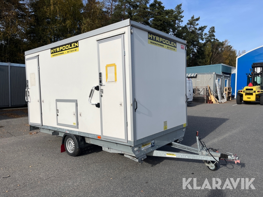 Dusch och toalettvagn Westbay Typ 17