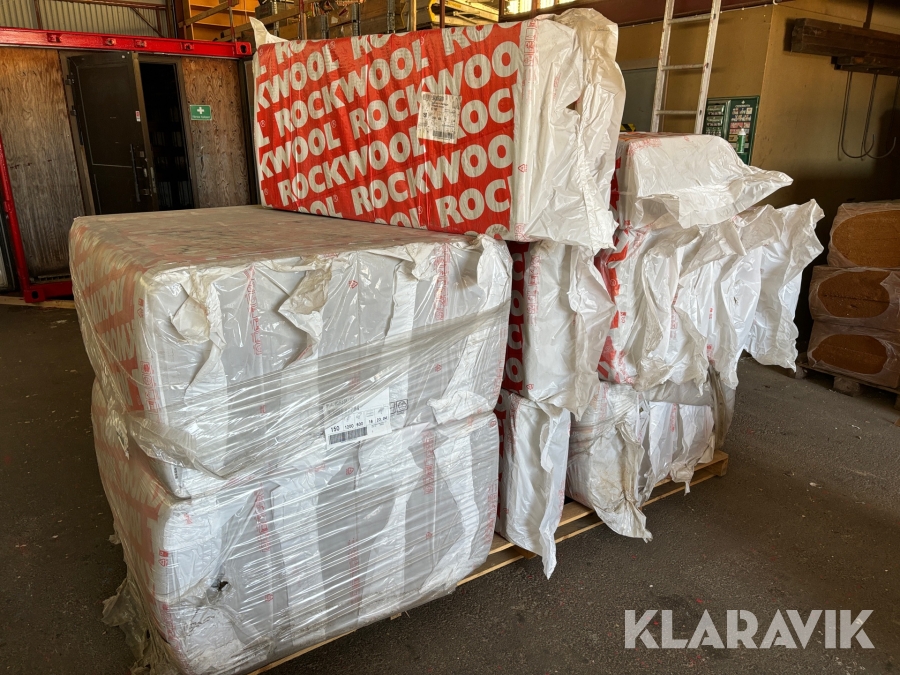 Isolering Rockwool Skalmursskiva - 20 paket