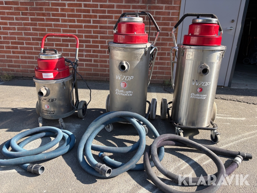 Våtsug Pullman Ermator / Husqvarna W70P / W250P 3 st