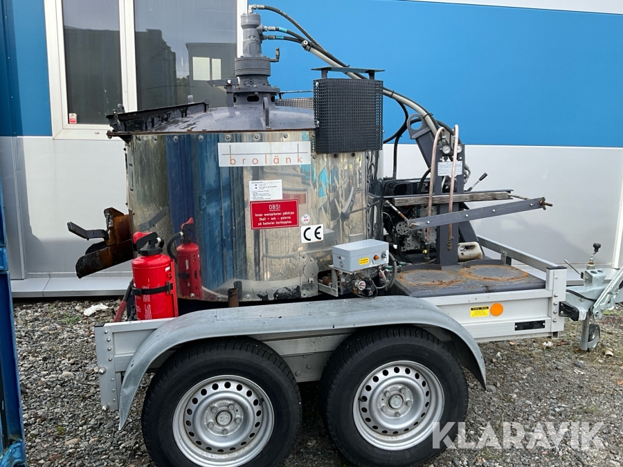 Asfaltskokare AGT GmbH GTK 1.0 S på släp