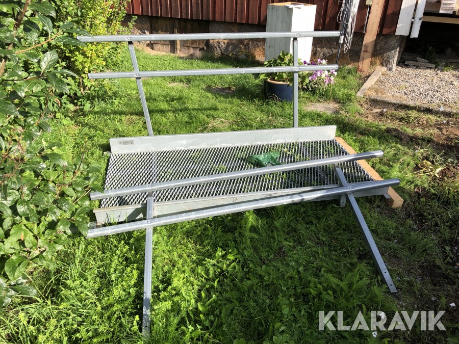 Ramp  Trident Industri EU-ramp med räcke