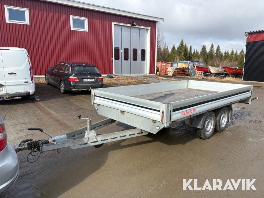 Entreprenadsläp Respo 2700