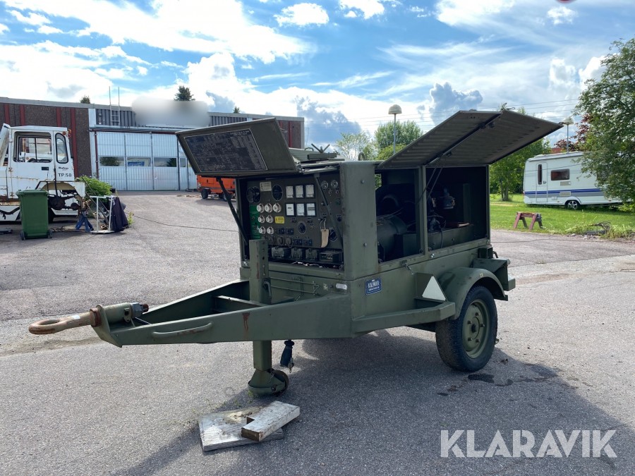 Motor Volkswagen 122 med tillhörande elverk